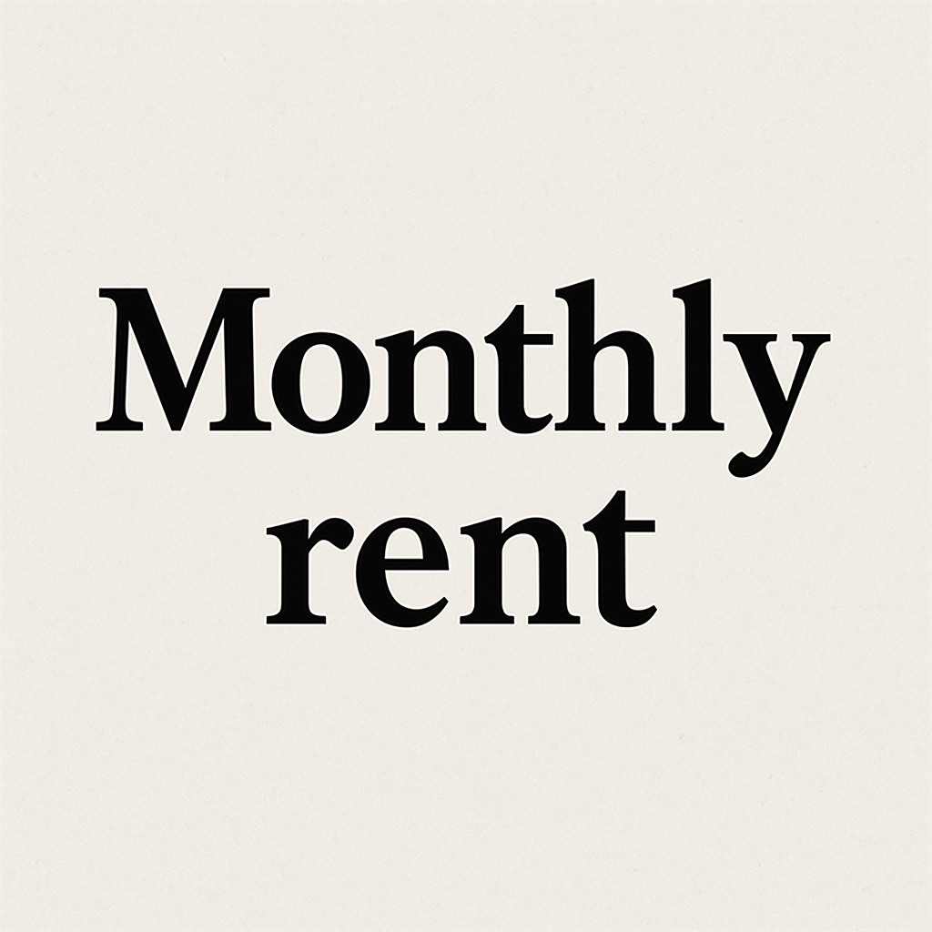 Monthly Rent- Suite 3