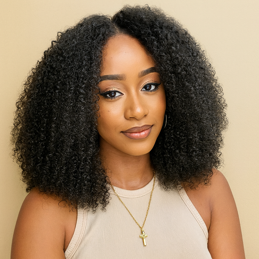 Signature Burmese Curly V-Cut Wig